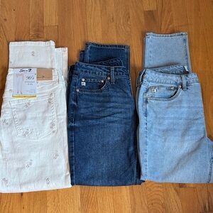 Seven7 90's Straight Jean in Cream